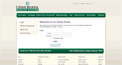 Desktop Screenshot of ecommerce.conwayregional.org