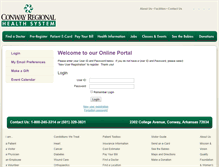 Tablet Screenshot of ecommerce.conwayregional.org